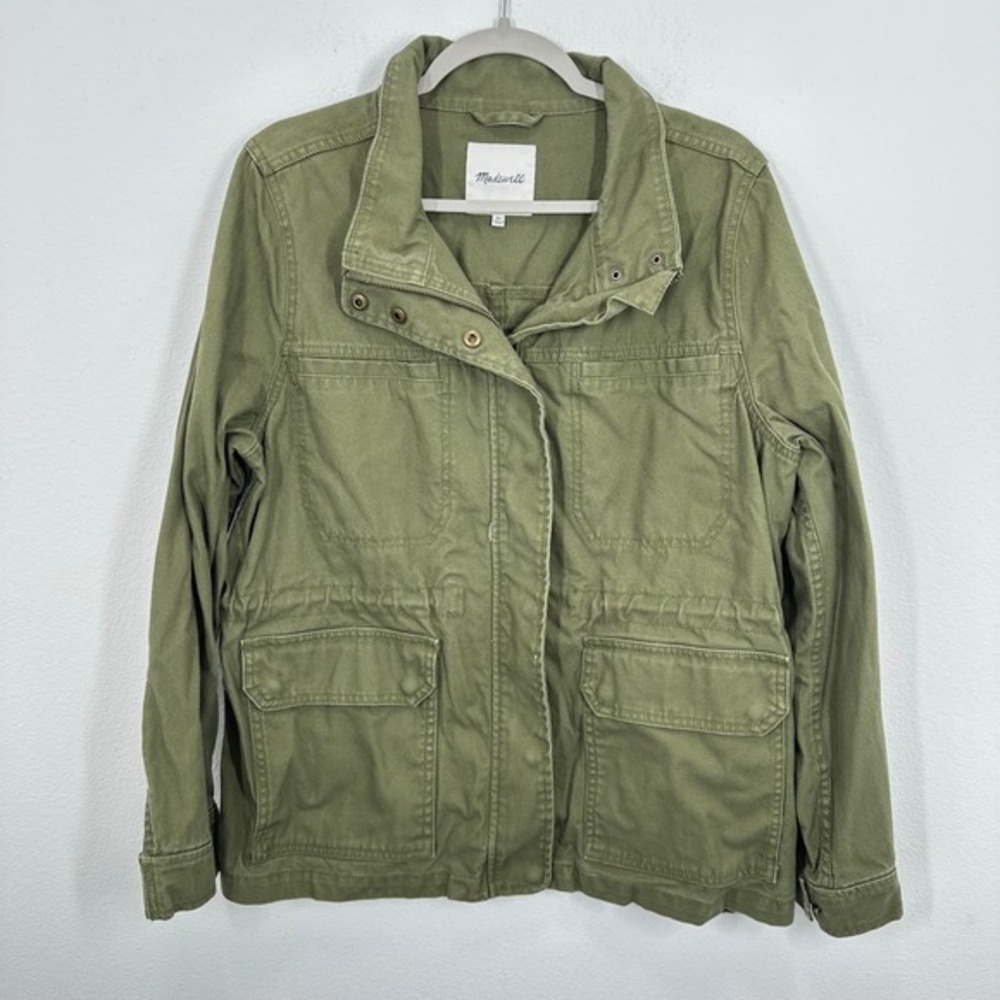 Madewell Olive Green Utility Jacket - Picture 2 of 9